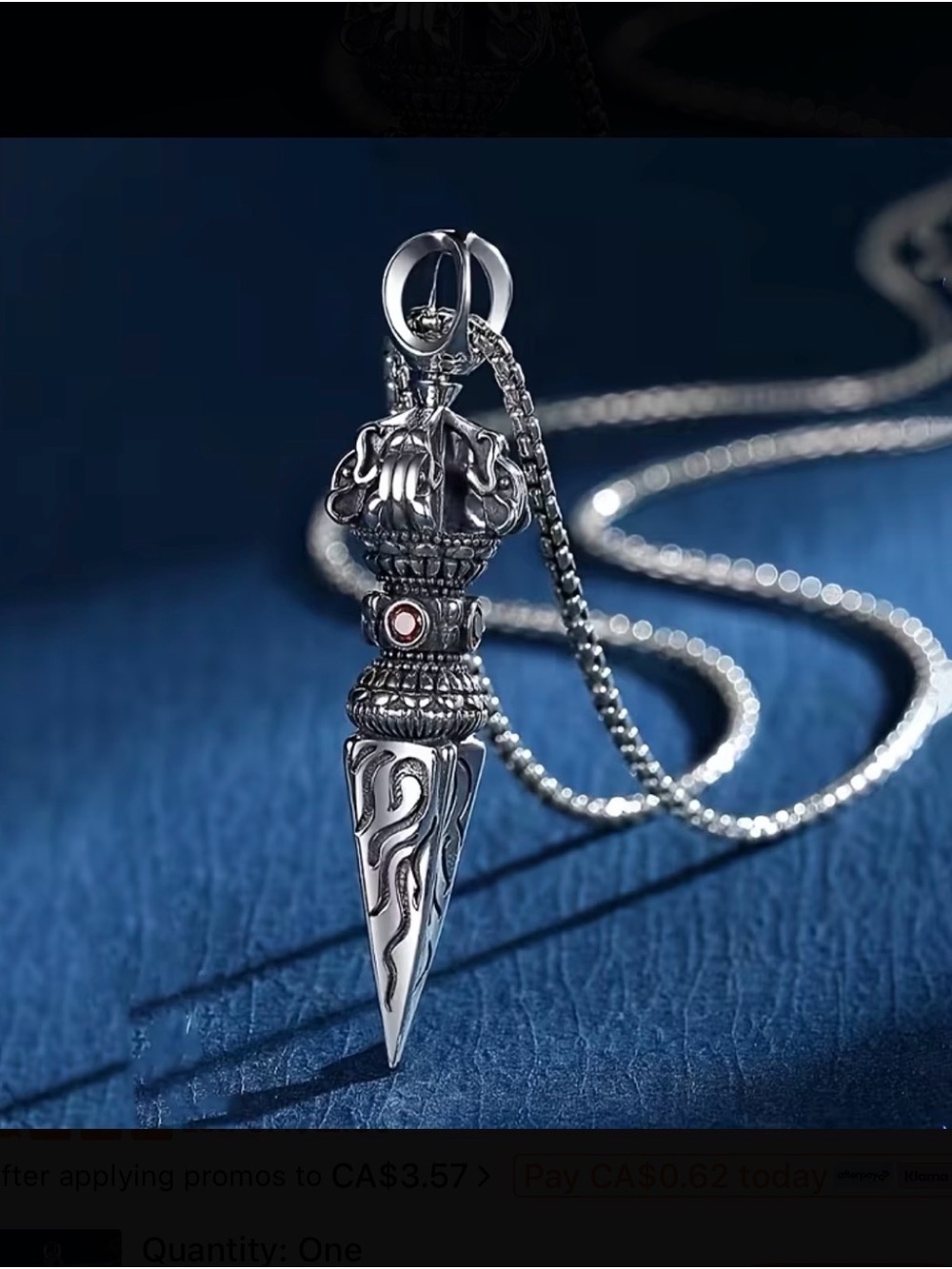 ⭐️ Tribal Spike Pendant Necklace